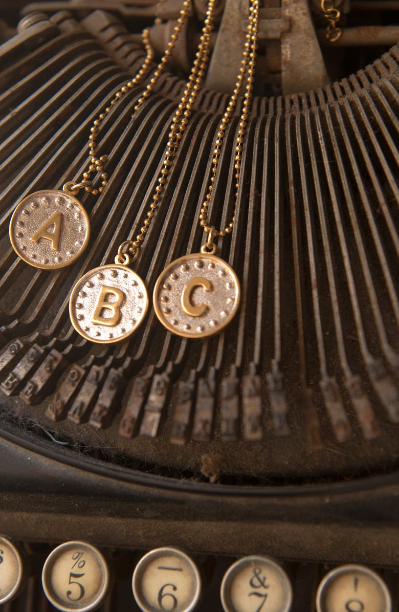 BLEE INARA 'Initial' Write Your Own Story Handmade Necklace, Alternate, color,