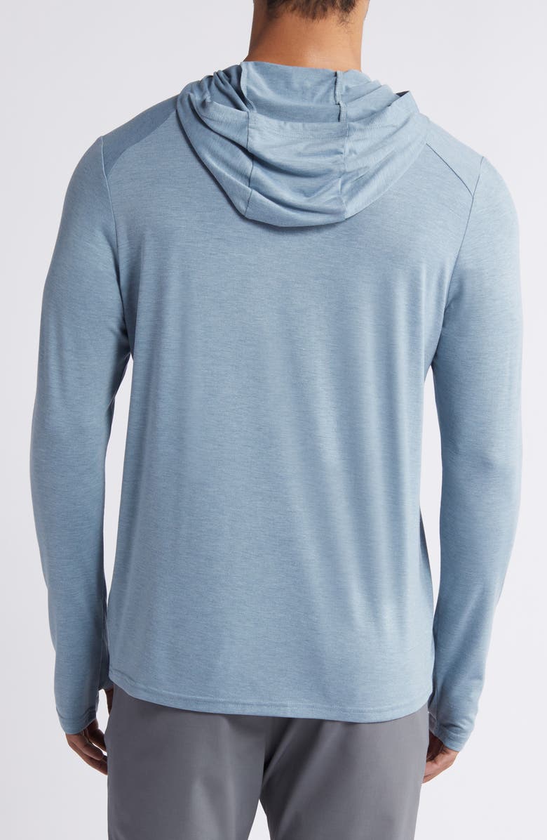 Free Fly Shade UPF 50+ Hoodie, Alternate, color, Heather Slate Blue