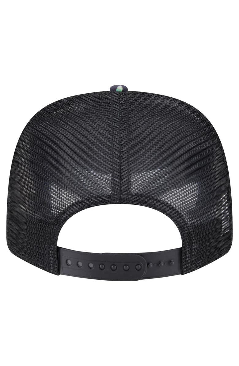 New Era Men's New Era  Navy/Black Washington Commanders Adventure Drinks Pattern 9SEVENTY Stretch-Snap Hat, Alternate, color, 