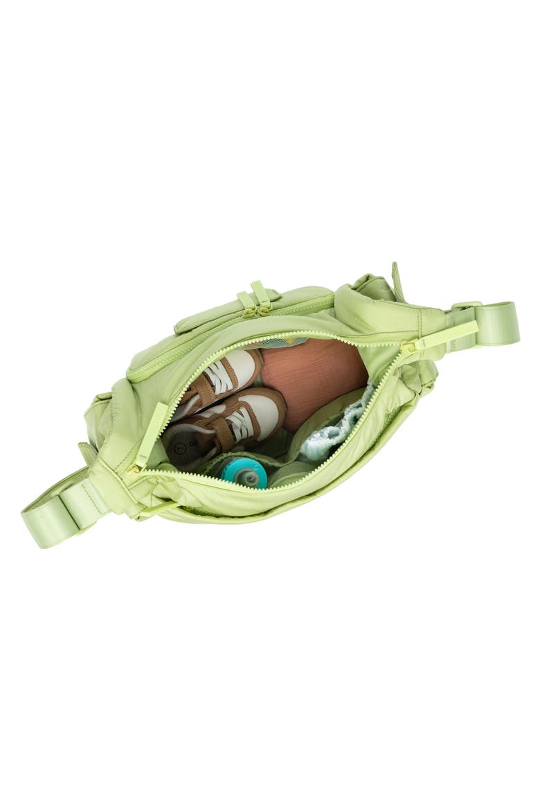 Diaper Crossbody Bag, Alternate, color, LIME