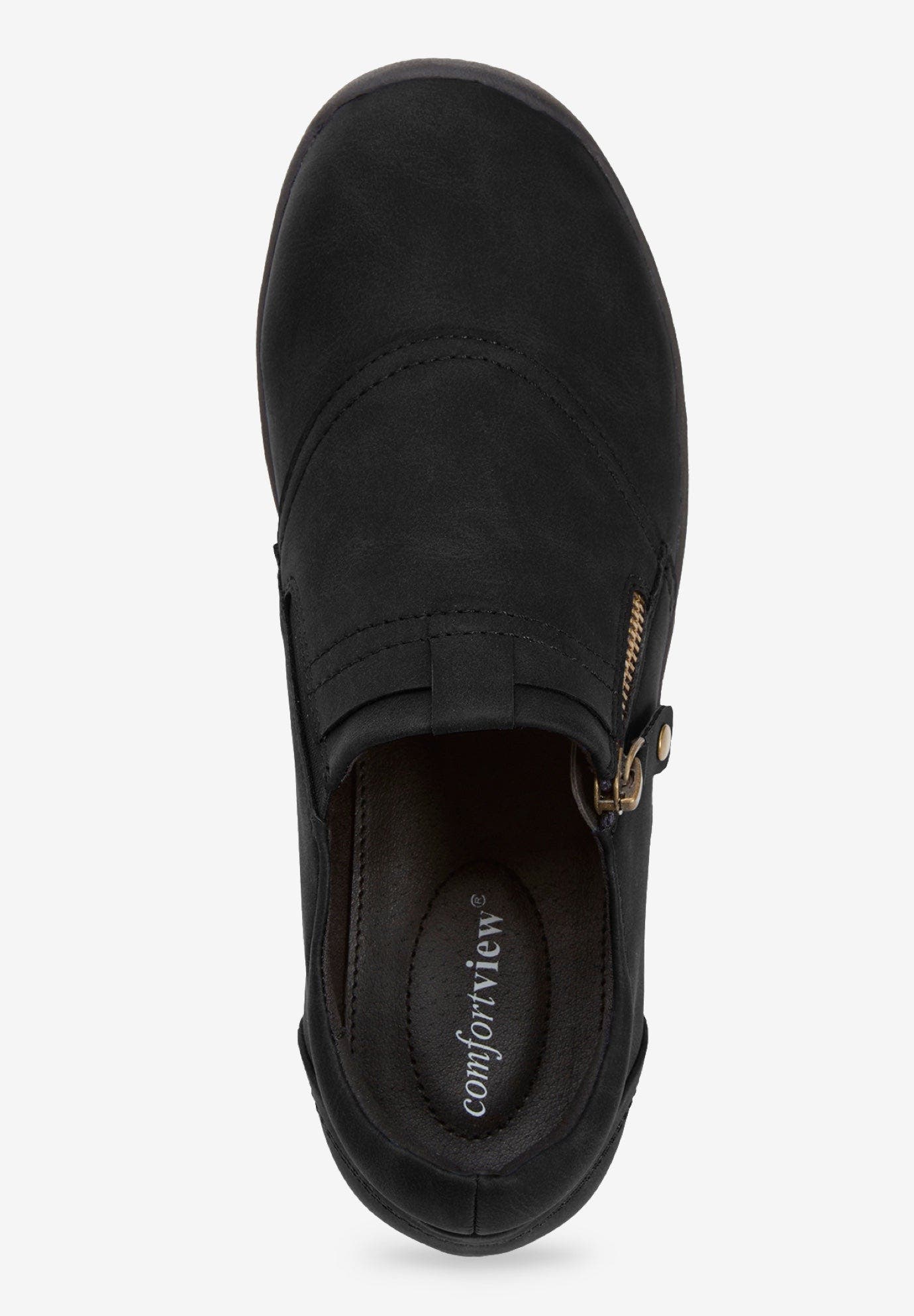 Comfortview The Aidan Flat, Alternate, color, New Black