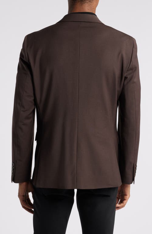 Open Edit Solid Slim Fit Wool Blend Sport Coat