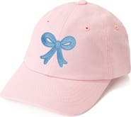 Sweet Wink Blue Bow Patch Baseball Hat