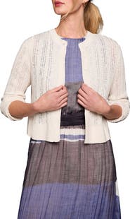 NIC+ZOE Pointelle Stitch Cardigan