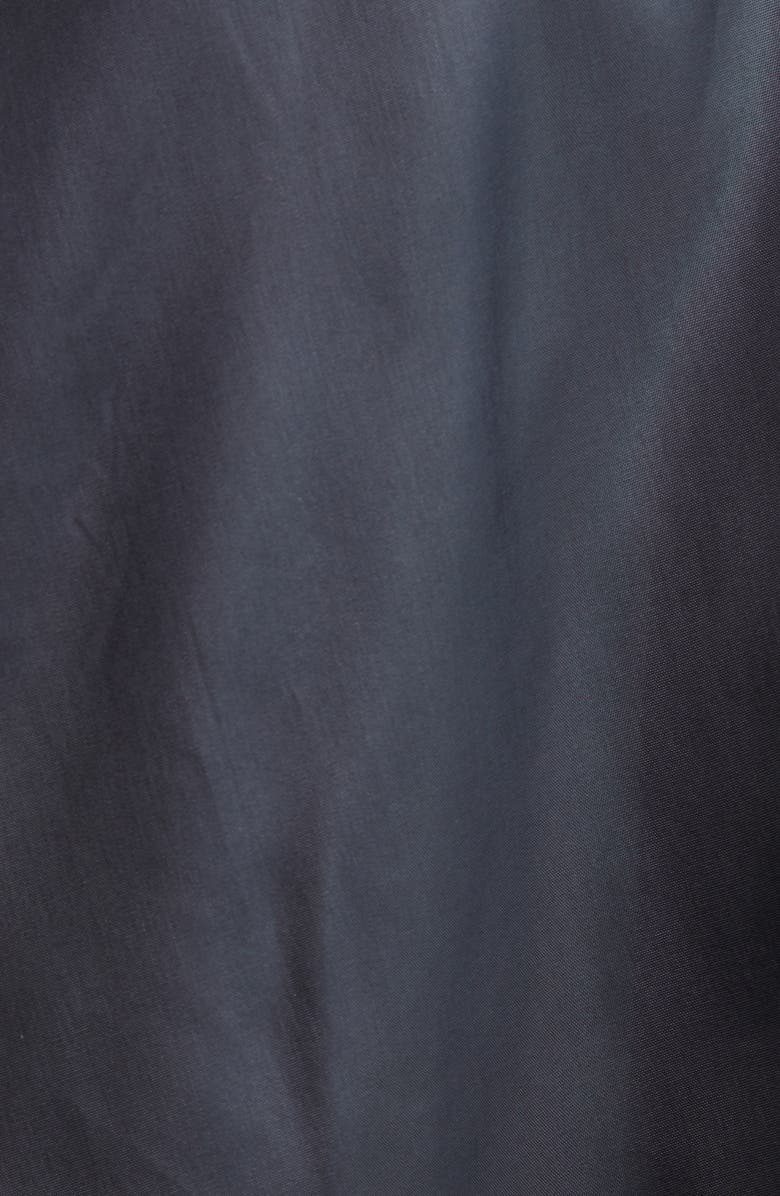 renaissance renaissance Ziggy Raw Edge Satin A-Line Dress, Alternate, color, Dark Blue