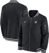 Nike Men's Nike Black Army Black Knights Army 250 Collection Full-Zip Bomber Jacket