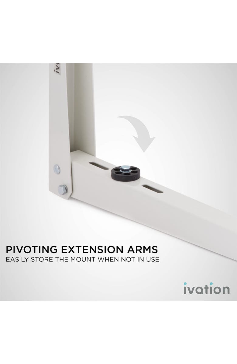 Ivation Outdoor Split Air Conditioner Bracket, Heavy-Duty Wall Mount Universal AC Support Bracket, Alternate, color, 