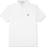 Lacoste Kids' Solid Cotton Piqué Polo