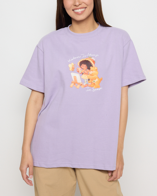 Samii Ryan Kindness Season Crewneck In Lavender