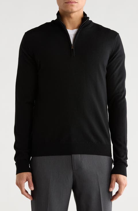 Birger Virgin Wool Quarter Zip Sweater
