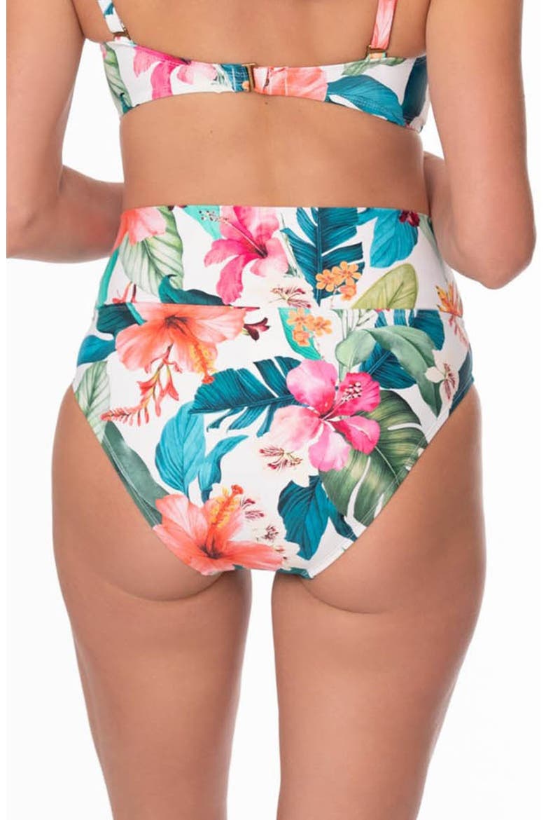 Barbara Convertible Bikini Bottoms, Alternate, color, WHITE MULTI
