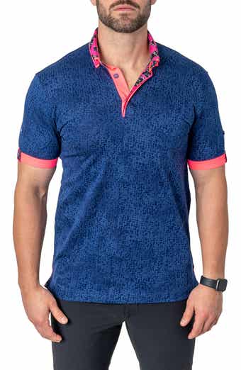 Mozartcloudy Cotton Button-Down Polo