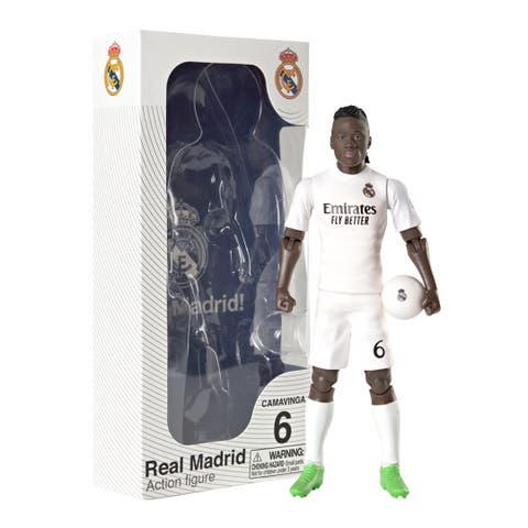 SOCKERS Real Madrid CF Eduardo Camavinga 8" Collectible Soccer Action Figure