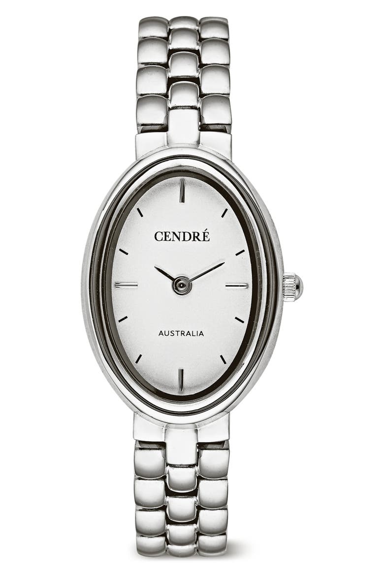 Phoebe Bracelet Watch, 28mm X 21mm, Main, color, SILVER