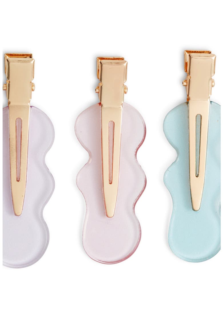 4-Pack Creaseless Clips, Alternate, color, PINK- BLUE MULTI