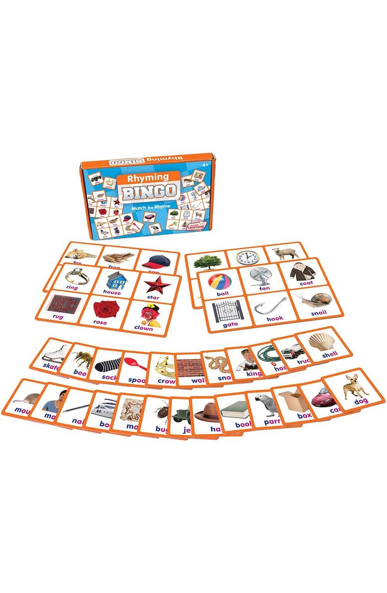 Junior Learning Rhyming Bingo, Alternate, color,