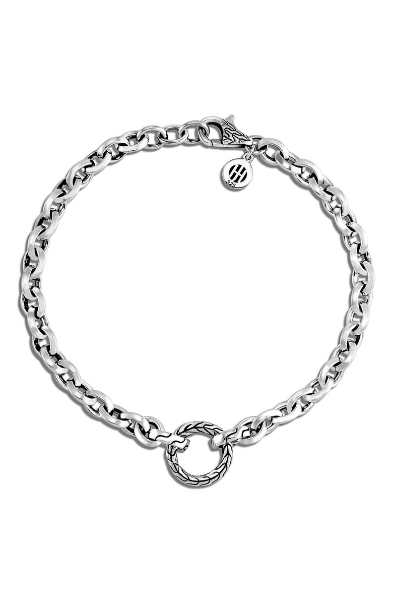 John Hardy Classic Chain Amulet Connector Chain Bracelet, Alternate, color, 