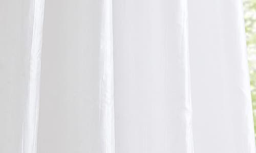 Dainty Home Single Sheer Panel Curtain In White