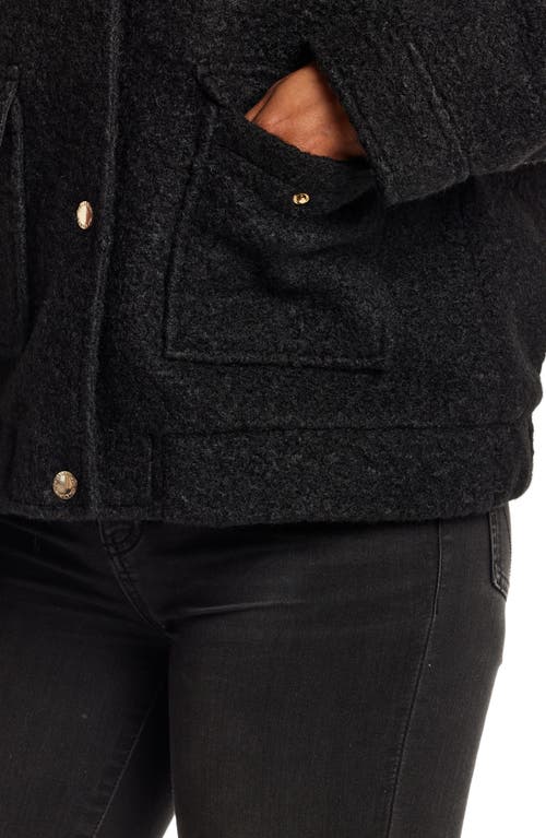Gallery Bouclé Jacket In Black