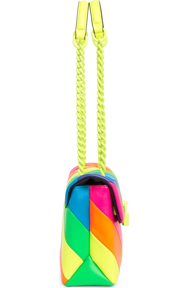 Kurt Geiger London Brixton Lock Leather Convertible Bag, Alternate, color, Multi