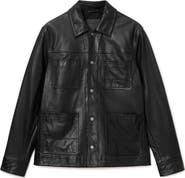AllSaints Saxon Leather Jacket