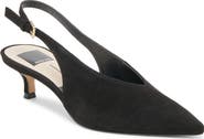 Dolce Vita Alenna Slingback Pointed Toe Kitten Heel Pump