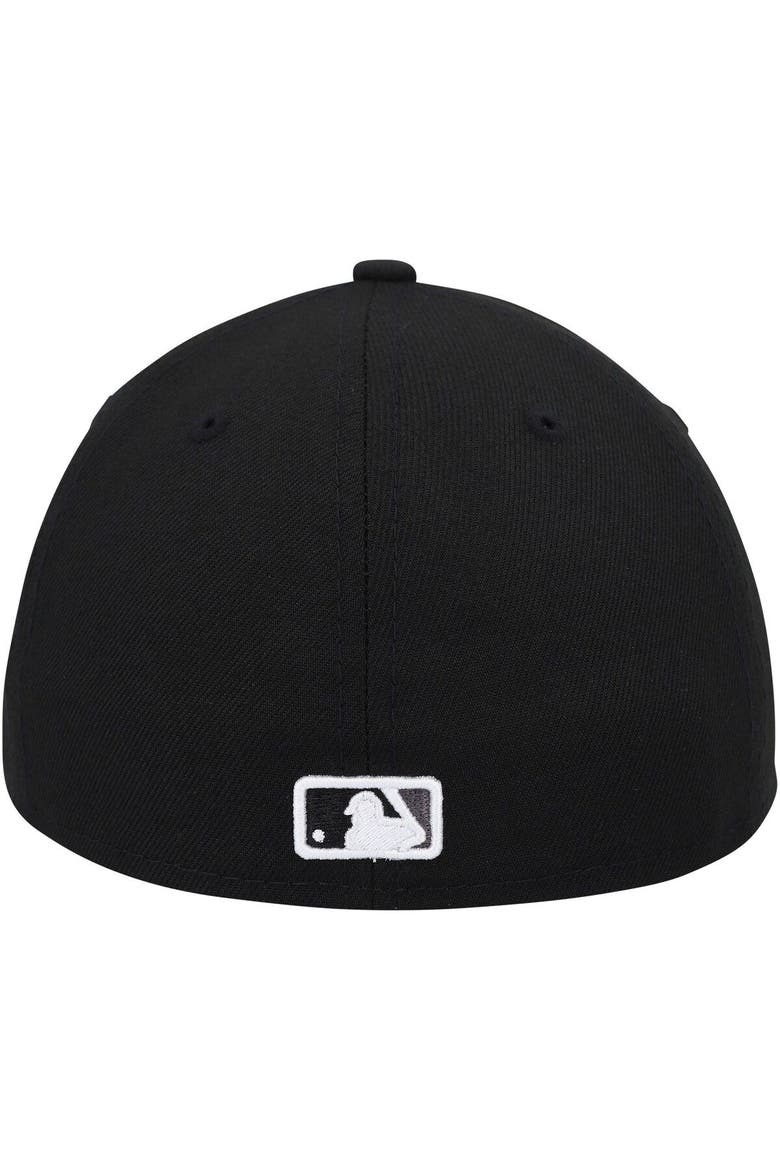 Men's New Era Black Chicago White Sox City Connect 59FIFTY Fitted Hat, Alternate, color, Black