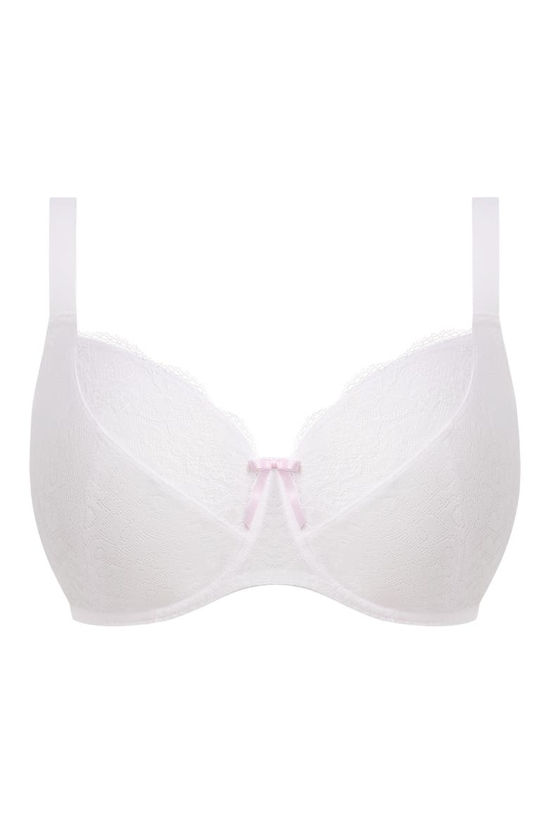 Fancies Underwire Balconette Bra, Alternate, color, WHITE