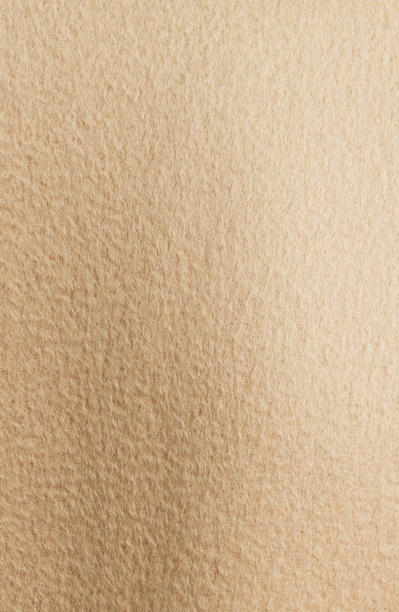 Eileen Fisher Belted Stand Collar Wool Coat, Alternate, color, Biscuit