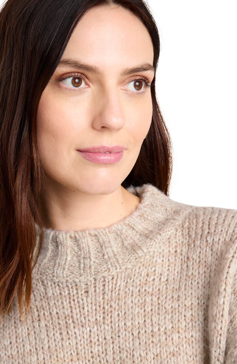 Splendid x Cella Jane Wool Blend Tunic Sweater, Alternate, color, Toast Marl