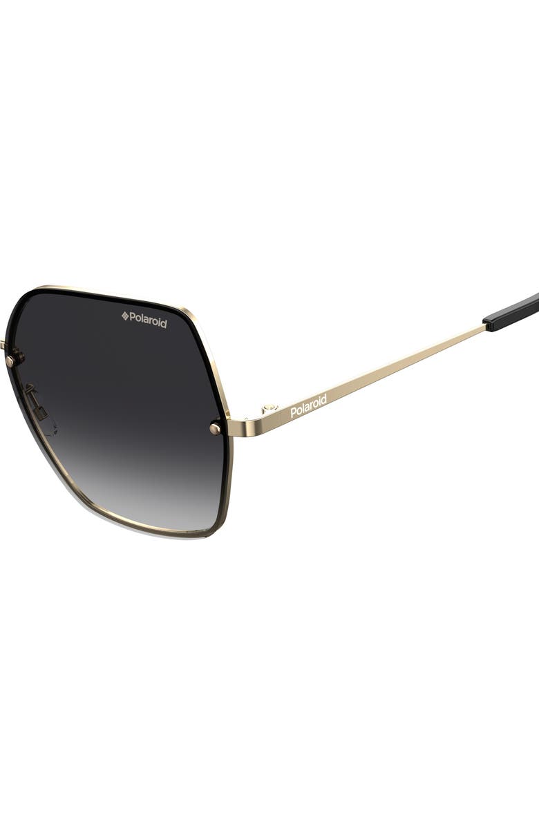 Polaroid 58mm Polarized Geometric Sunglasses, Alternate, color,