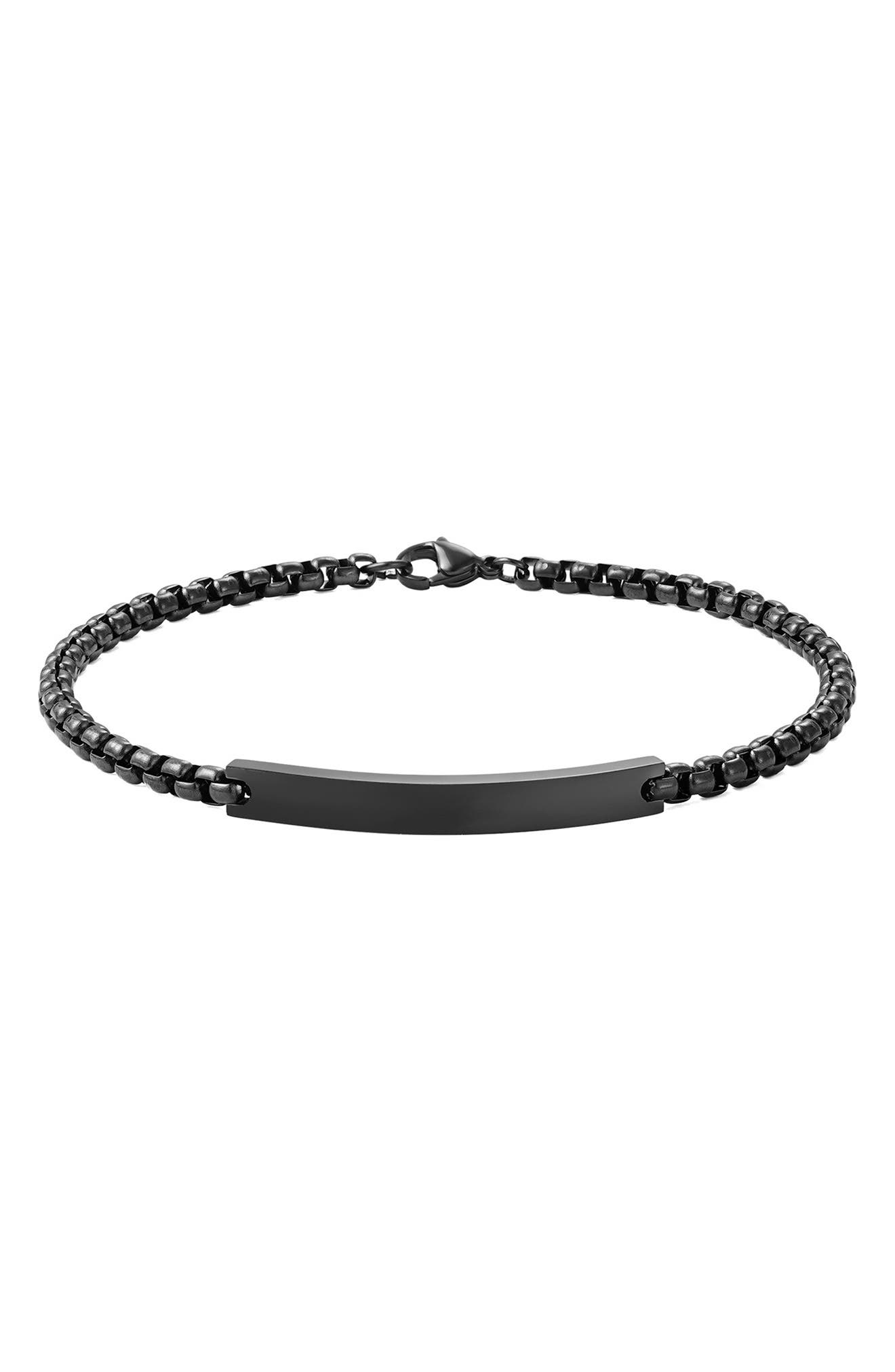 Adornia Men's ID Bar Bracelet