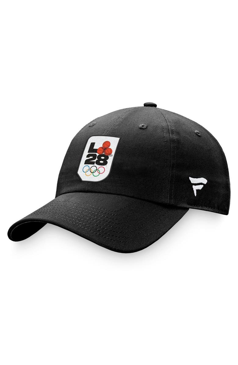 FANATICS Men's Fanatics Branded Black LA28 Adjustable Hat, Main, color, 