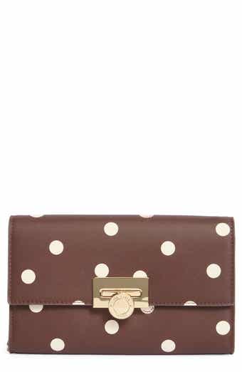 Parisa Polka Dot Faux Leather Crossbody Bag