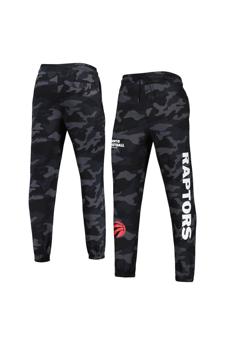 New Era Men's New Era Black/Camo Toronto Raptors Tonal Joggers, Main, color, Black
