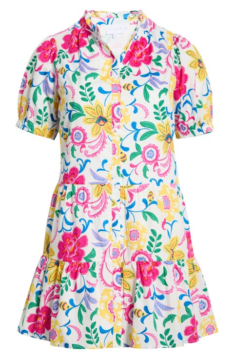 Wissa Tropical Jasla Cotton Shift Minidress (Plus)