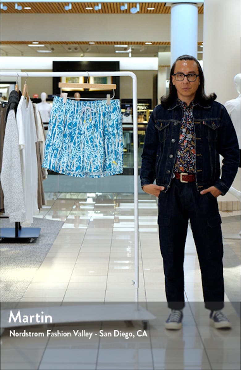 Naples Blues Swim Trunks, sales video thumbnail