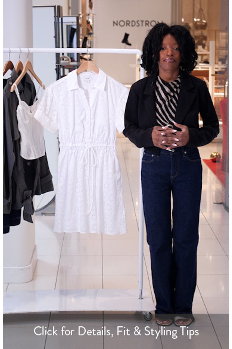 Eyelet Cotton Minidress video