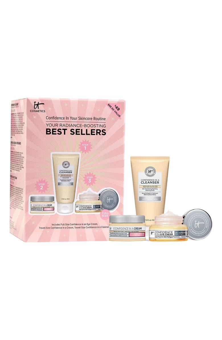 IT Cosmetics Radiance Boosting Best Sellers Set USD $88 Value, Main, color, 