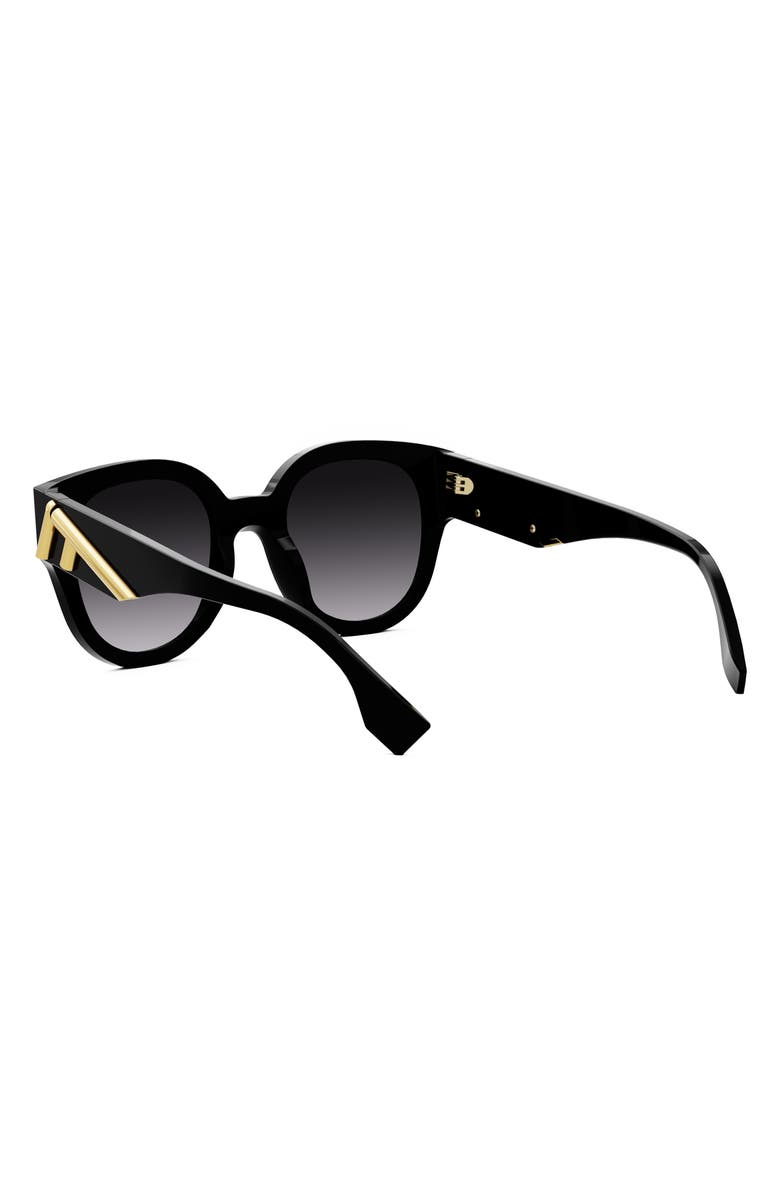 Fendi 'Fendi First 63mm Gradient Oversize Round Sunglasses, Alternate, color, 