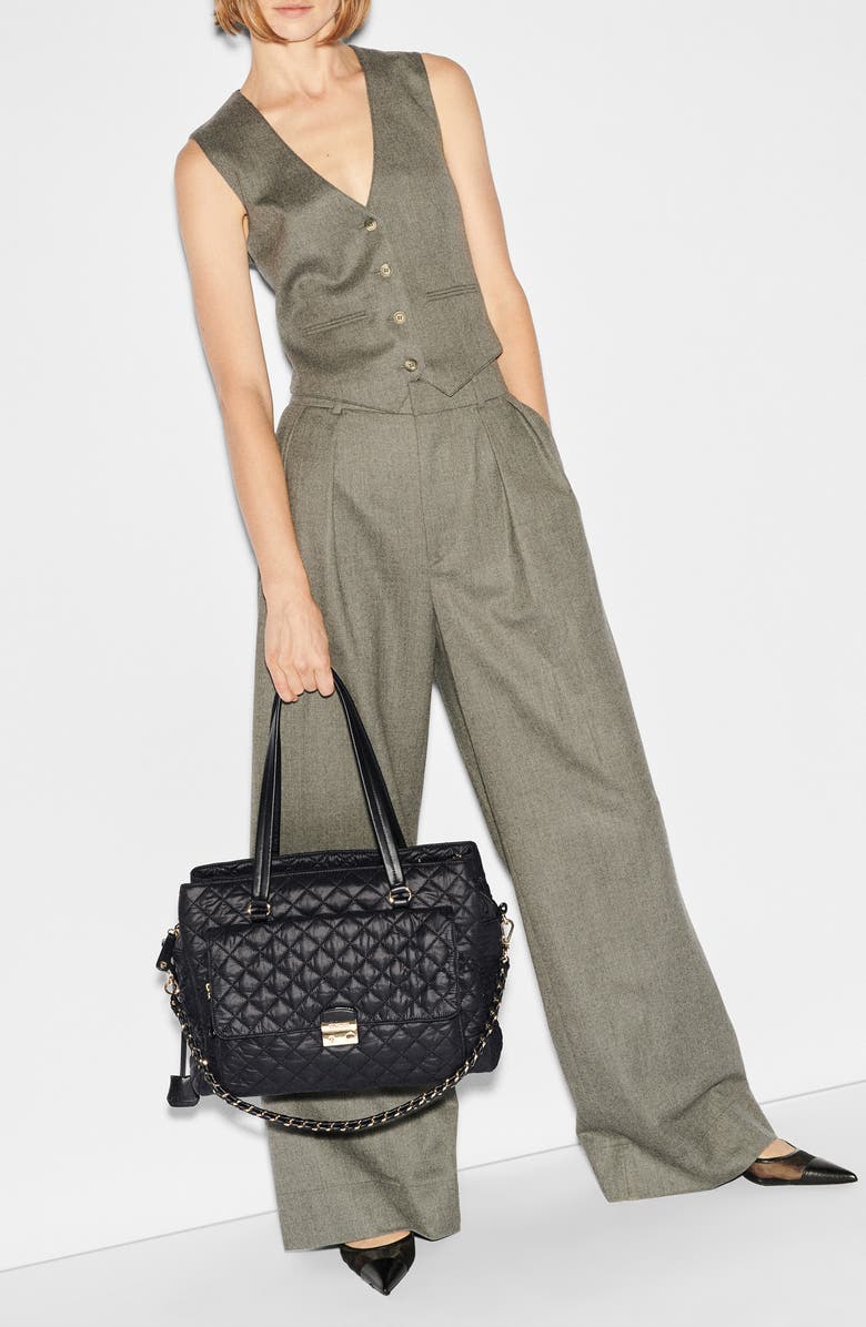 MZ Wallace Crosby Lock Quilted Nylon Tote, Alternate, color,