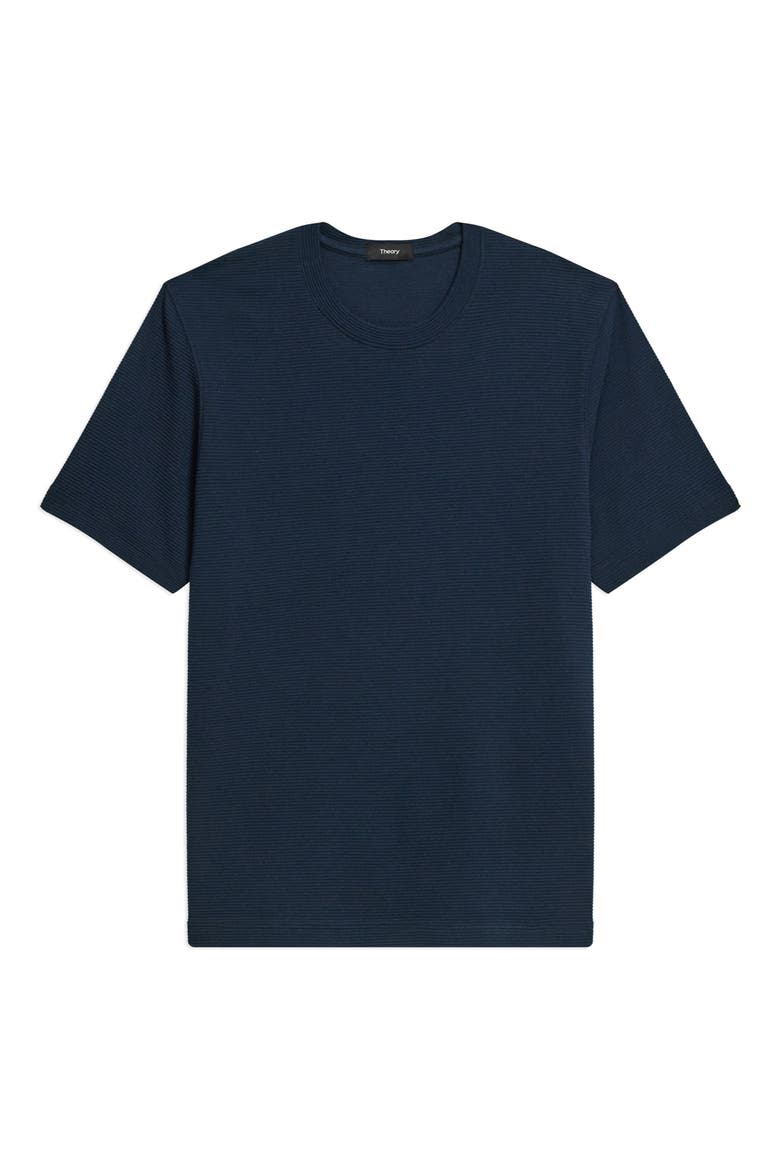 Delroy Studio Textured T-Shirt, Alternate, color, BALTIC