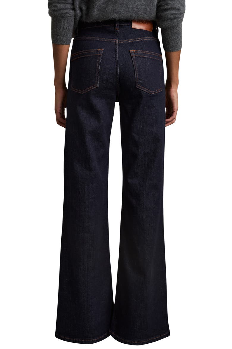 Bonnie Flare Jeans, Alternate, color, DARK BLUE