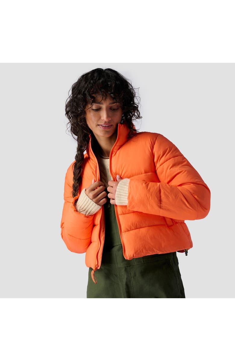 Stoic Synthetic Insulated Crop Jacket - Women's, Main, color, Vermillion Orange