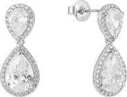 Untamed Petals Aspen Crystal Drop Earrings
