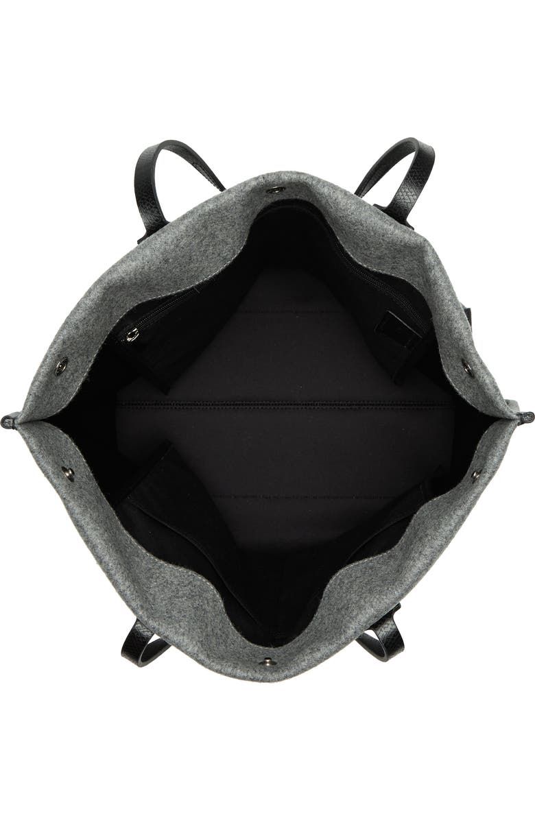 Longchamp Essential Wool & Leather Open Tote, Alternate, color,