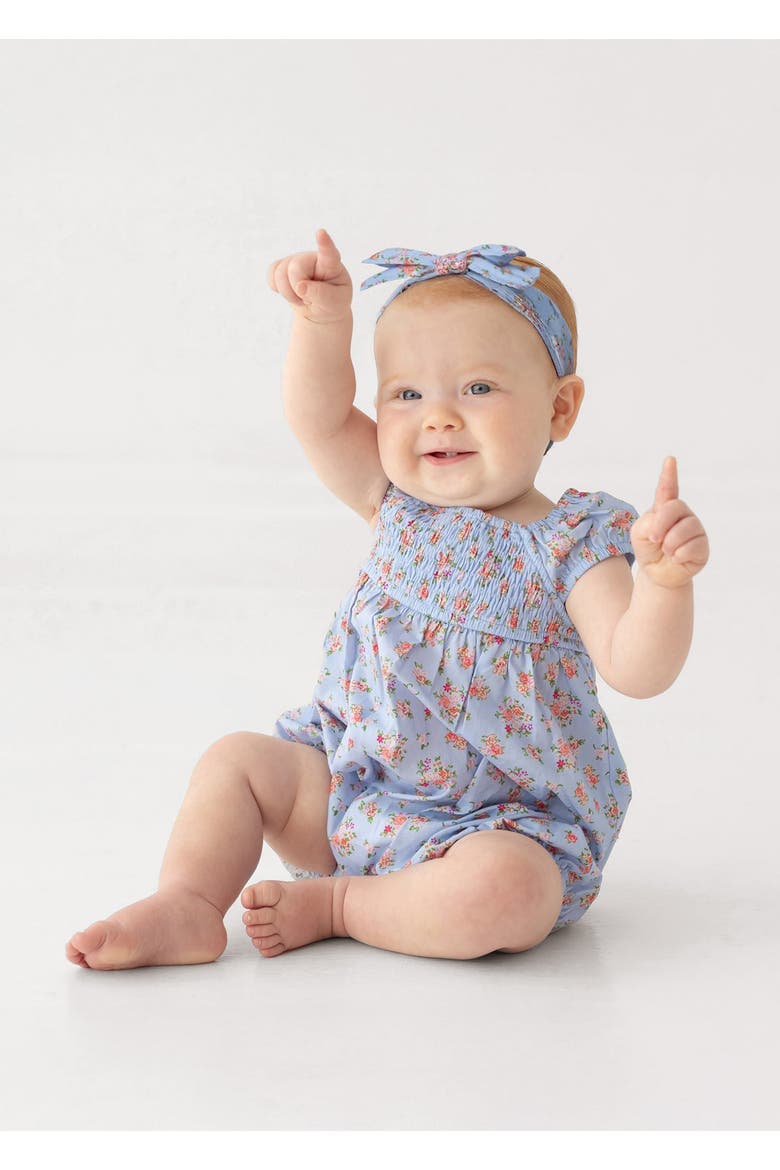 Delia Sleeveless Romper, Alternate, color, Blue