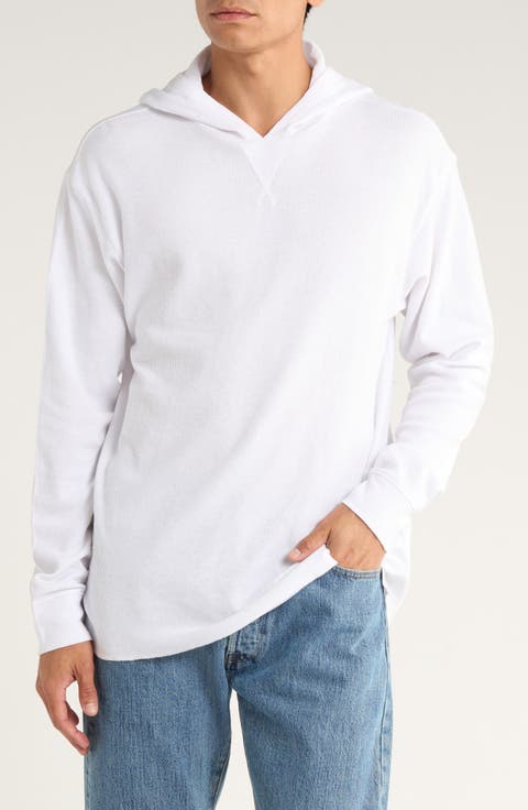 Waffle Knit Thermal Hoodie