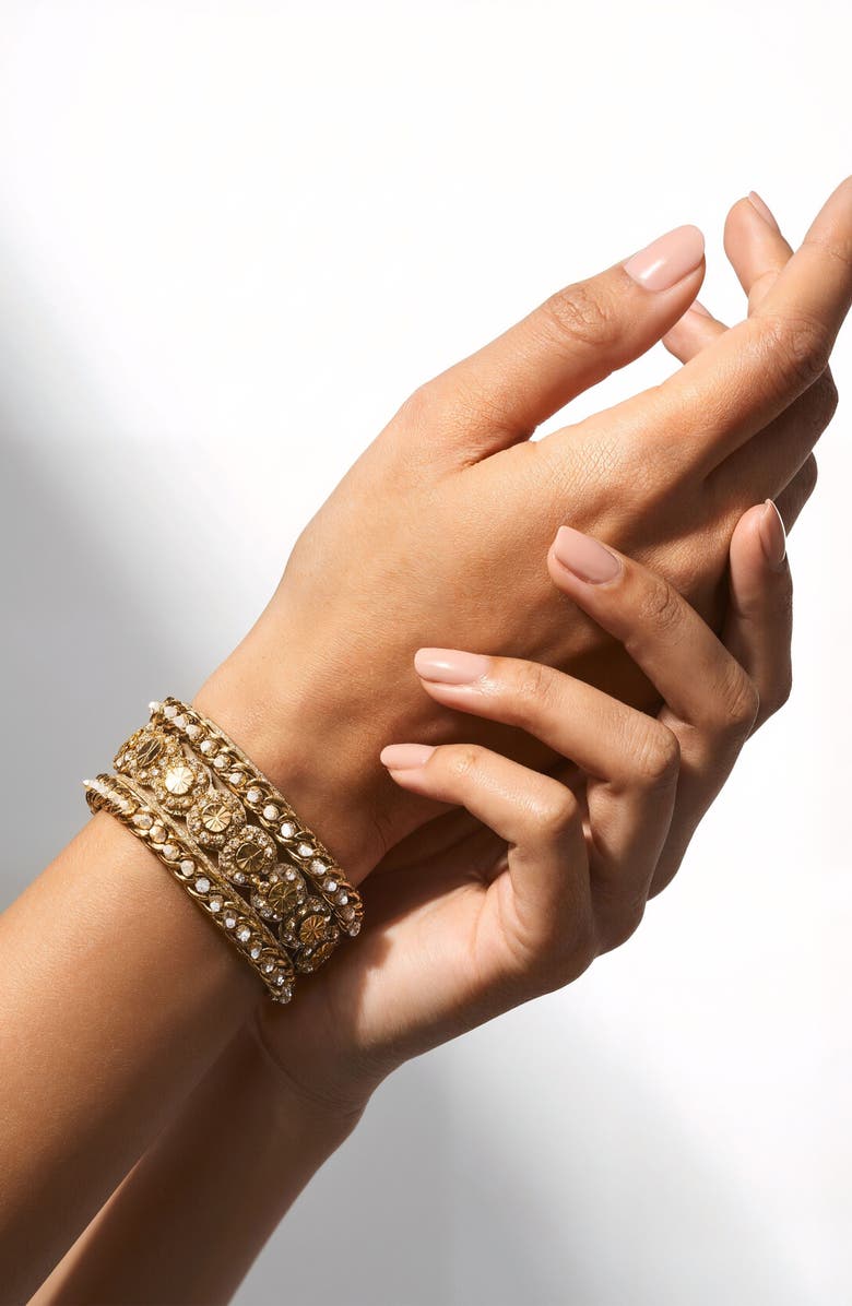 Deepa Gurnani Elowen Rhinestone Bracelet, Alternate, color, 