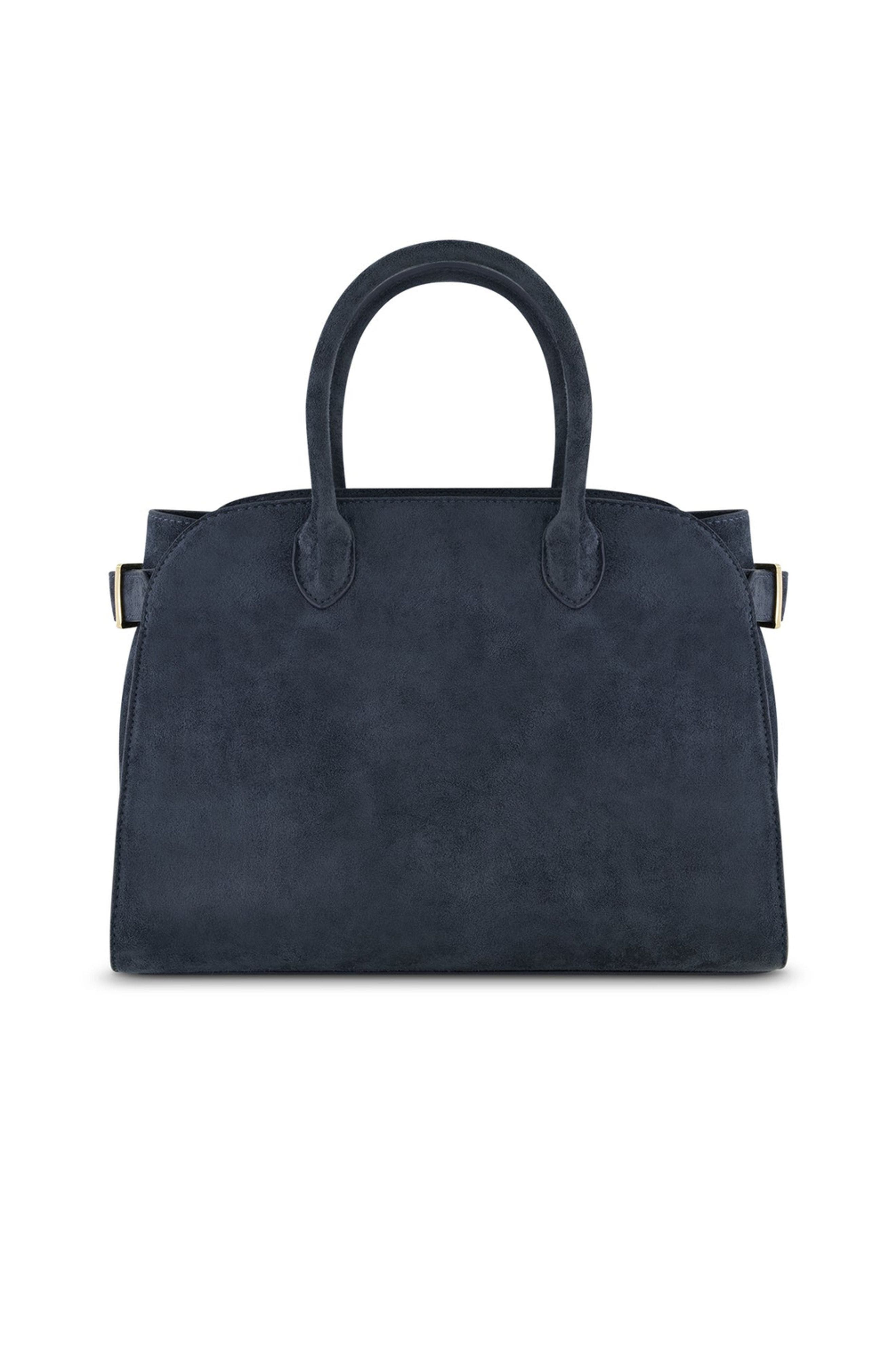 The Noli Shop Margo Suede Bag, Alternate, color, Blue